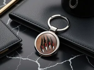 Schlüsselhalter-Ring Metallisch Haltbare Kraft